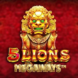 5 Lions Megaways logo – Slots by Pragmatic Play at Vegasino Casino