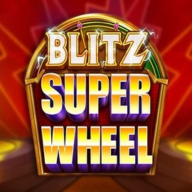 Blitz Super Wheel online game logo by Pragmatic Play on vegasinocasinoca.com