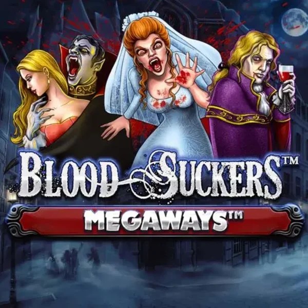 Blood Suckers Megaways logo by Red Tiger Gaming Vegasino Casino