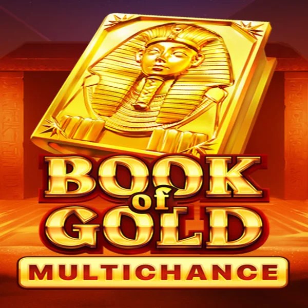 Book of Gold Multichance logo by Playson Vegasino Casino