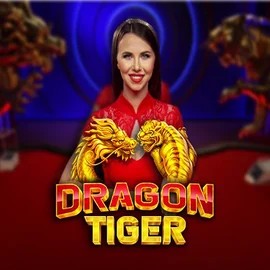 Dragon Tiger (Live) slot logo by Pragmatic Play at Vegasino Casino