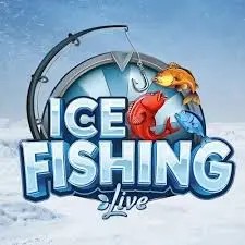 Try Ice Fishing Live slot by Evolution on vegasinocasinoca.com – logo image