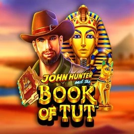Slots logo of John Hunter and the Book of Tut from Pragmatic Play at Vegasino Casino