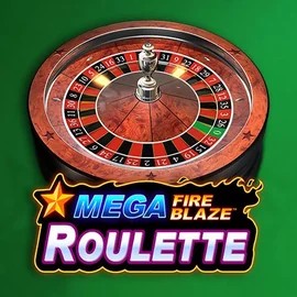 Mega Fire Blaze Roulette slot visual from Playtech available on vegasinocasinoca.com
