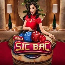 Mega Sic Bac online game logo by Pragmatic Play on vegasinocasinoca.com