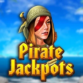 Pirate Jackpots logo by Belatra Games Vegasino Casino
