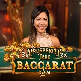 Prosperity Tree Baccarat online game logo by Evolution on vegasinocasinoca.com