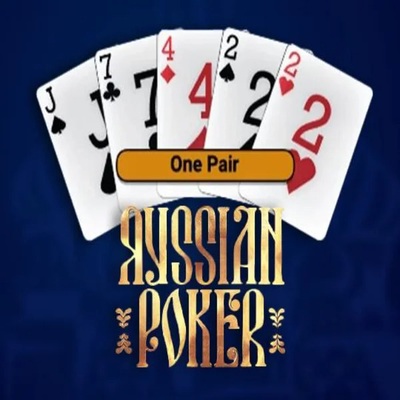 Russian Poker by OneTouch Games, showcased at vegasinocasinoca.com – game logo