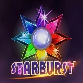 Starburst logo by NetEnt at Vegasino Casino