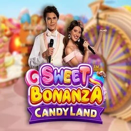 Sweet Bonanza Candy Land Live by Pragmatic Play, showcased at vegasinocasinoca.com – game logo