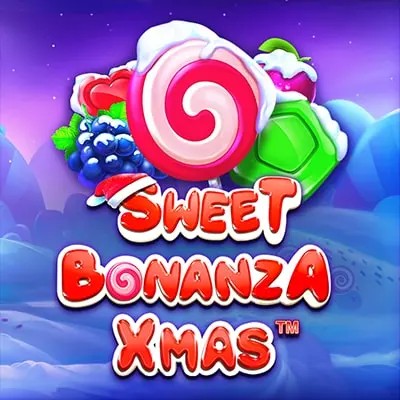 Sweet Bonanza Xmas Slot logo – Slots by Pragmatic Play at Vegasino Casino