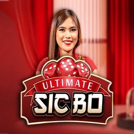 Official Live Casino logo: Ultimate Sic Bo by Ezugi at Vegasino Casino